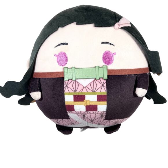 Demon Slayer Shinobu Kocho Nezuko Kamado Tanjiro Kamado Round Plush Dolls Lot 7" - Picture 6 of 12